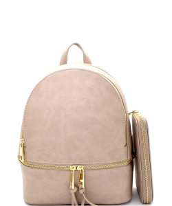 New Fashion Backpack with Wallet LP1062W BRICK